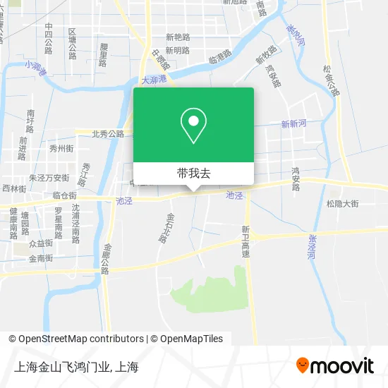 上海金山飞鸿门业地图