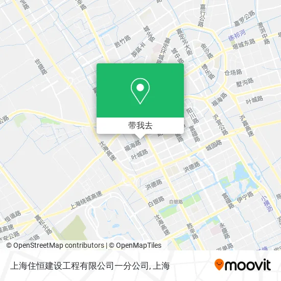 上海住恒建设工程有限公司一分公司地图