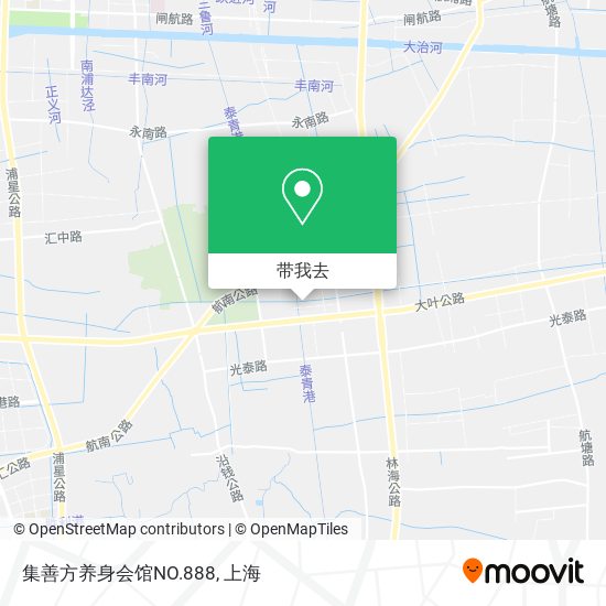 集善方养身会馆NO.888地图