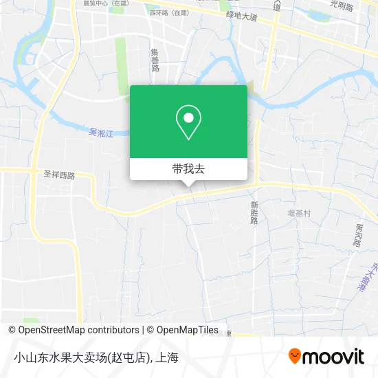 小山东水果大卖场(赵屯店)地图