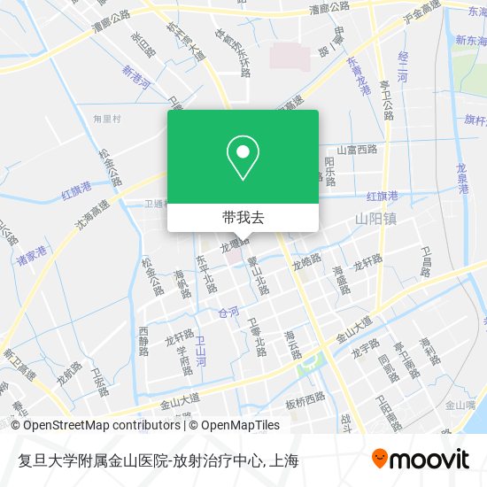 复旦大学附属金山医院-放射治疗中心地图