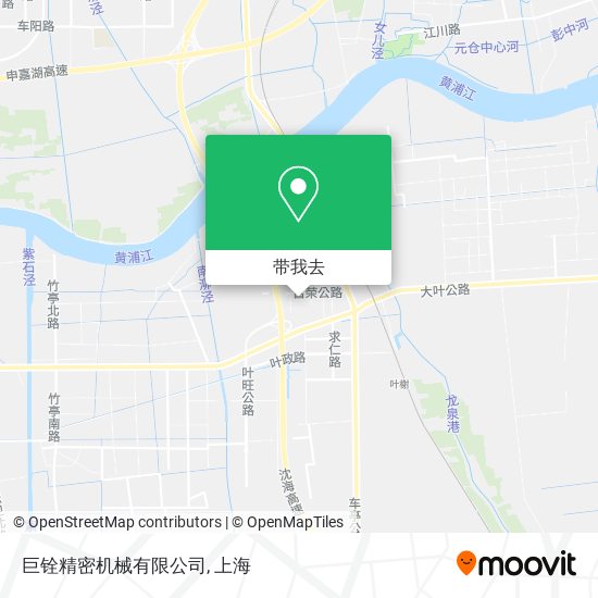 巨铨精密机械有限公司地图