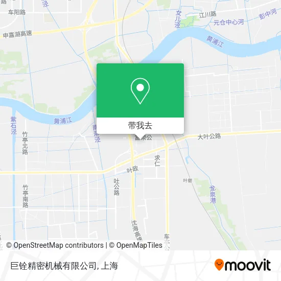 巨铨精密机械有限公司地图