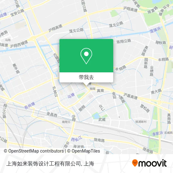 上海如来装饰设计工程有限公司地图