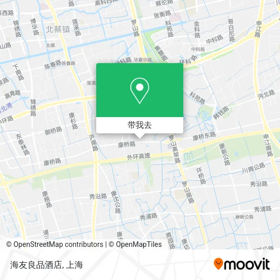 海友良品酒店地图