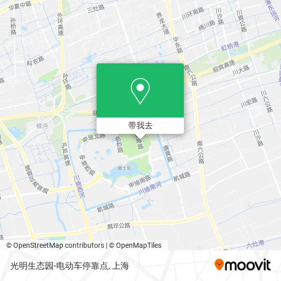 光明生态园-电动车停靠点地图