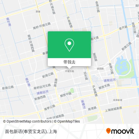 面包新语(奉贤宝龙店)地图