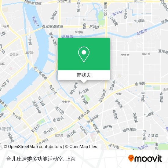 台儿庄居委多功能活动室地图