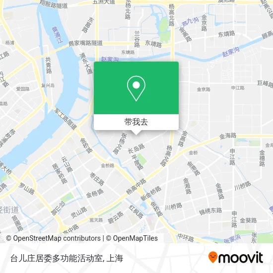 台儿庄居委多功能活动室地图
