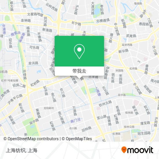 上海纺织地图