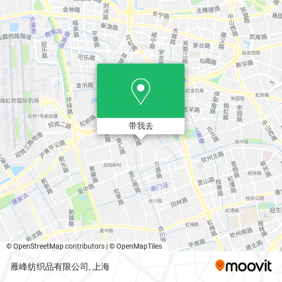 雁峰纺织品有限公司地图