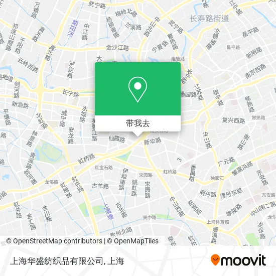 上海华盛纺织品有限公司地图