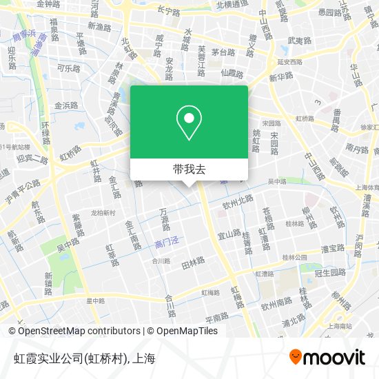 虹霞实业公司(虹桥村)地图