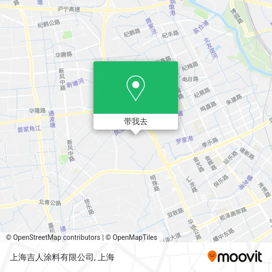 上海吉人涂料有限公司地图