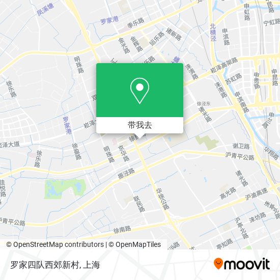 罗家四队西郊新村地图