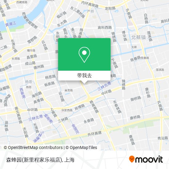 森蜂园(新里程家乐福店)地图