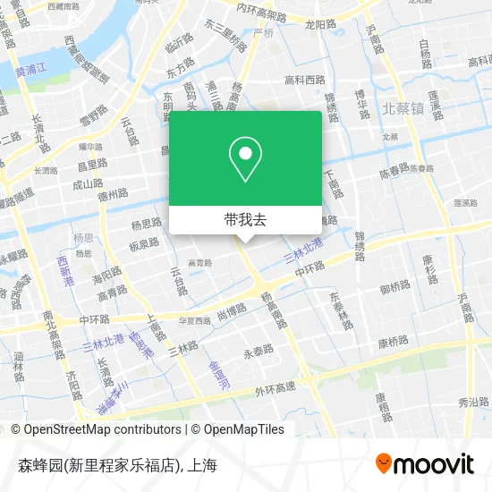 森蜂园(新里程家乐福店)地图