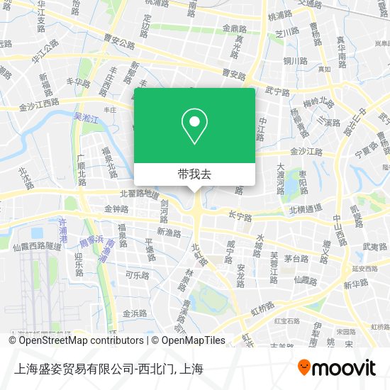 上海盛姿贸易有限公司-西北门地图