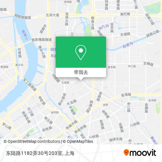东陆路1182弄30号203室地图