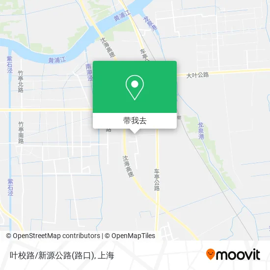 叶校路/新源公路(路口)地图
