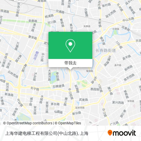 上海华建电梯工程有限公司(中山北路)地图