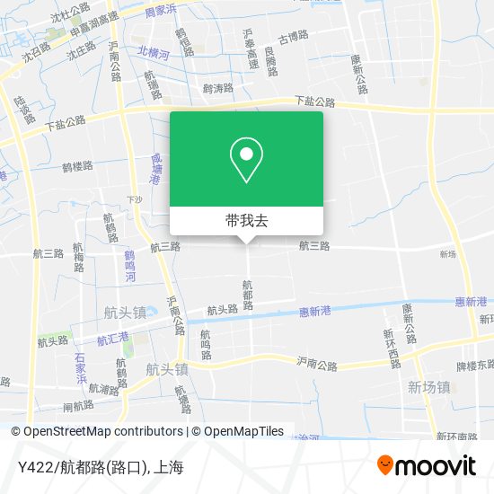 Y422/航都路(路口)地图