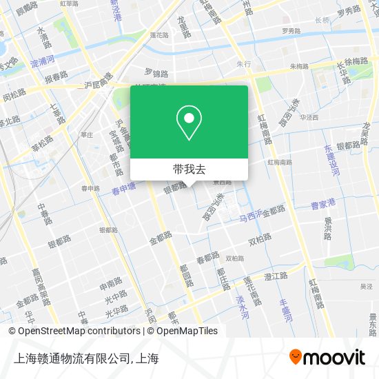 上海赣通物流有限公司地图