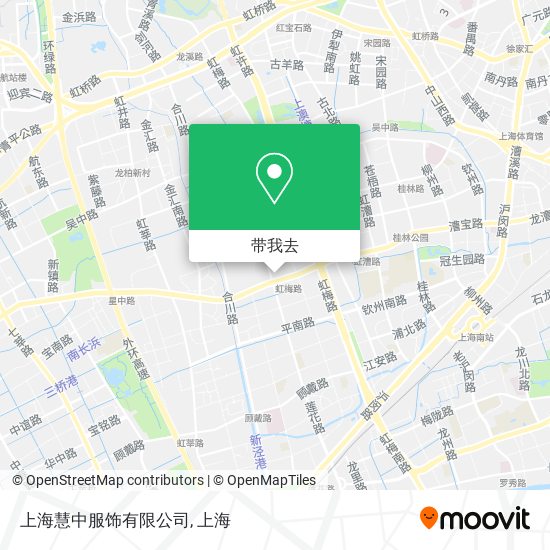 上海慧中服饰有限公司地图