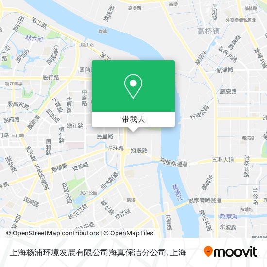 上海杨浦环境发展有限公司海真保洁分公司地图