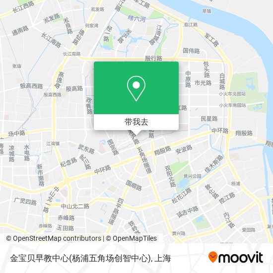 金宝贝早教中心(杨浦五角场创智中心)地图