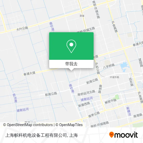 上海帜科机电设备工程有限公司地图