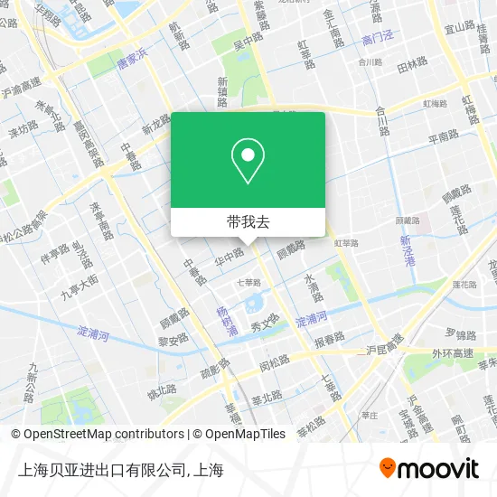 上海贝亚进出口有限公司地图