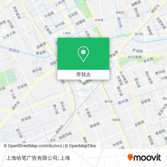 上海哈笔广告有限公司地图