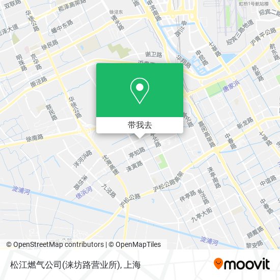 松江燃气公司(涞坊路营业所)地图
