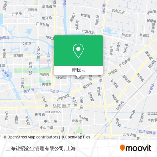 上海锦招企业管理有限公司地图