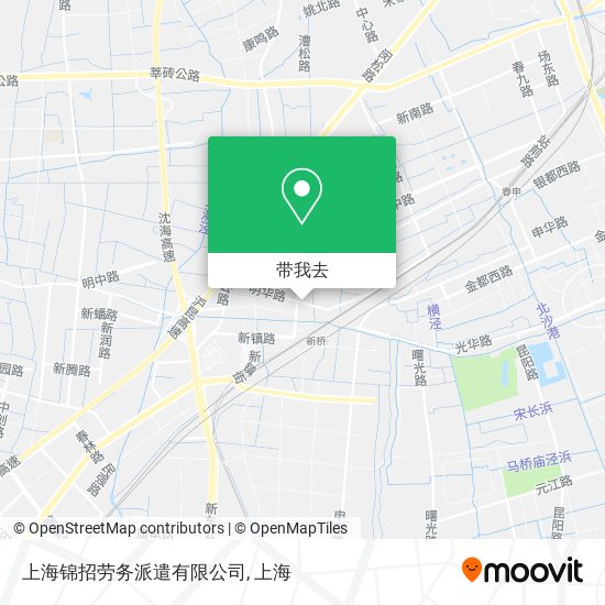 上海锦招劳务派遣有限公司地图
