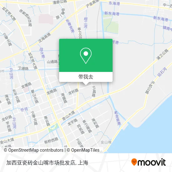 加西亚瓷砖金山嘴市场批发店地图