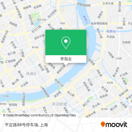平定路88号停车场地图
