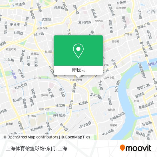 上海体育馆篮球馆-东门地图