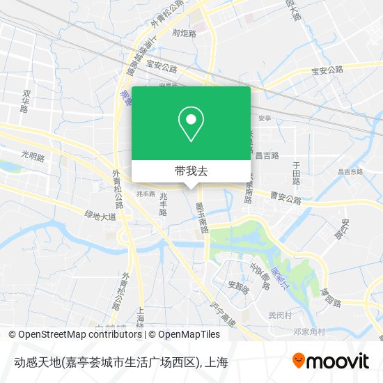 动感天地(嘉亭荟城市生活广场西区)地图