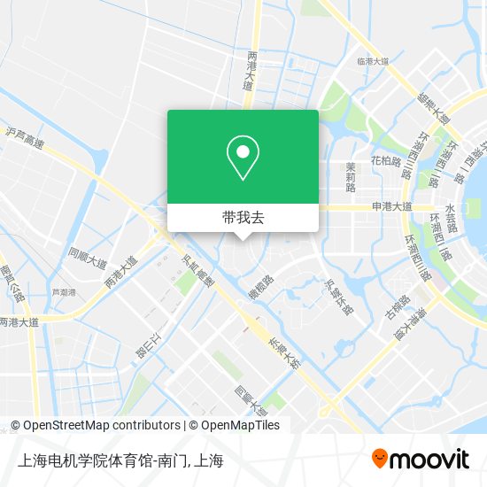 上海电机学院体育馆-南门地图