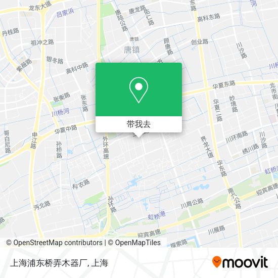 上海浦东桥弄木器厂地图