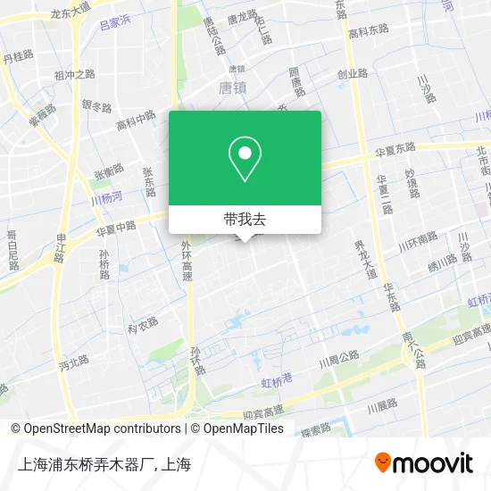 上海浦东桥弄木器厂地图