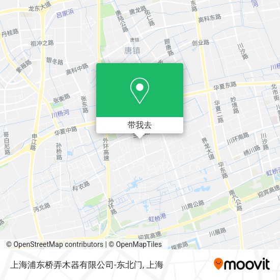 上海浦东桥弄木器有限公司-东北门地图