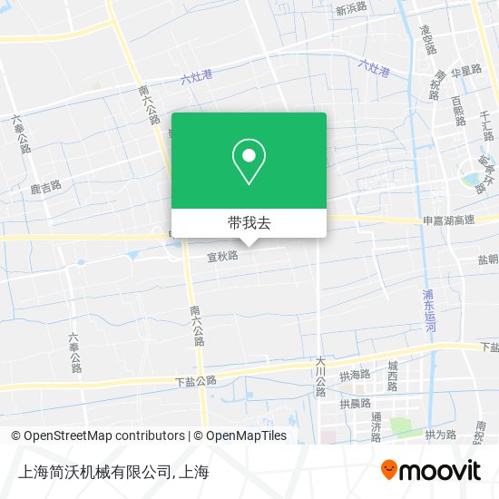 上海简沃机械有限公司地图