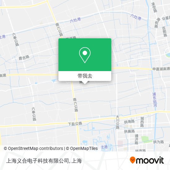 上海义合电子科技有限公司地图
