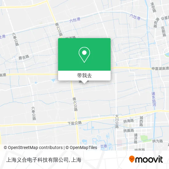上海义合电子科技有限公司地图