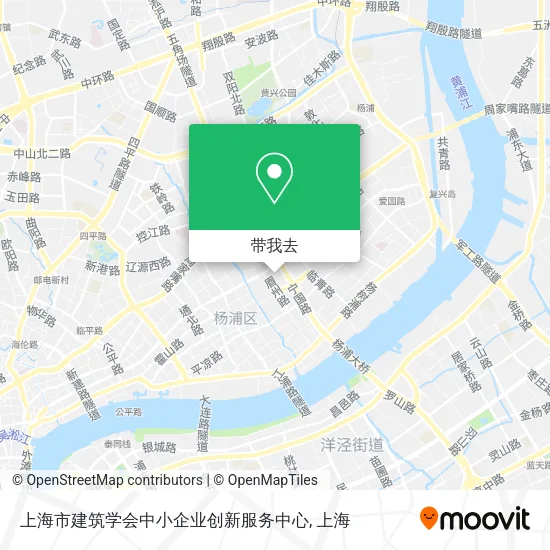 上海市建筑学会中小企业创新服务中心地图