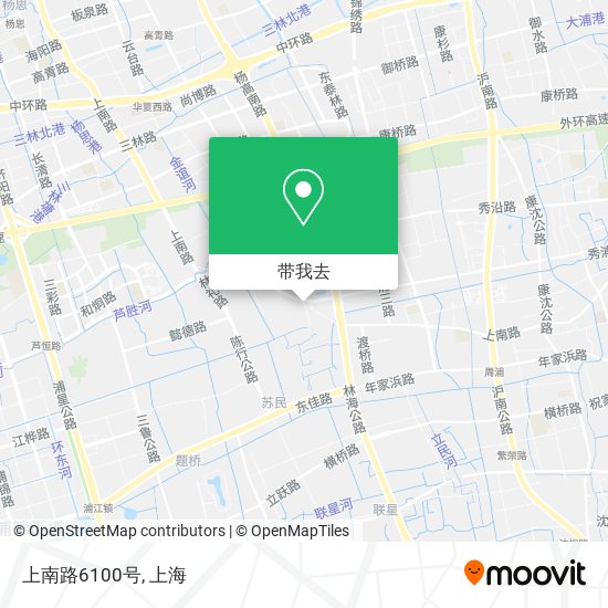 上南路6100号地图