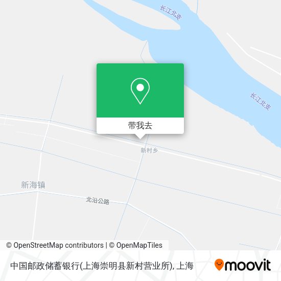 中国邮政储蓄银行(上海崇明县新村营业所)地图